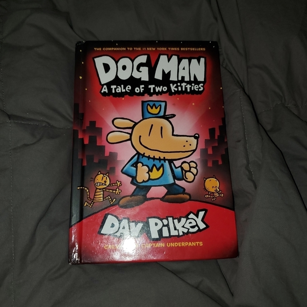 DOG man a tale of two kitties book